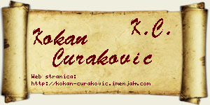 Kokan Curaković vizit kartica